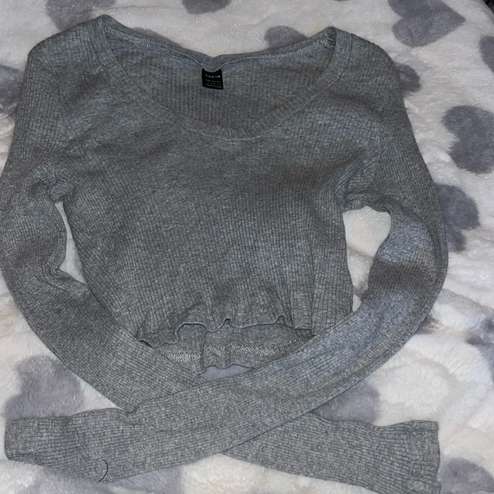 Shein~ Grey long sleeve!